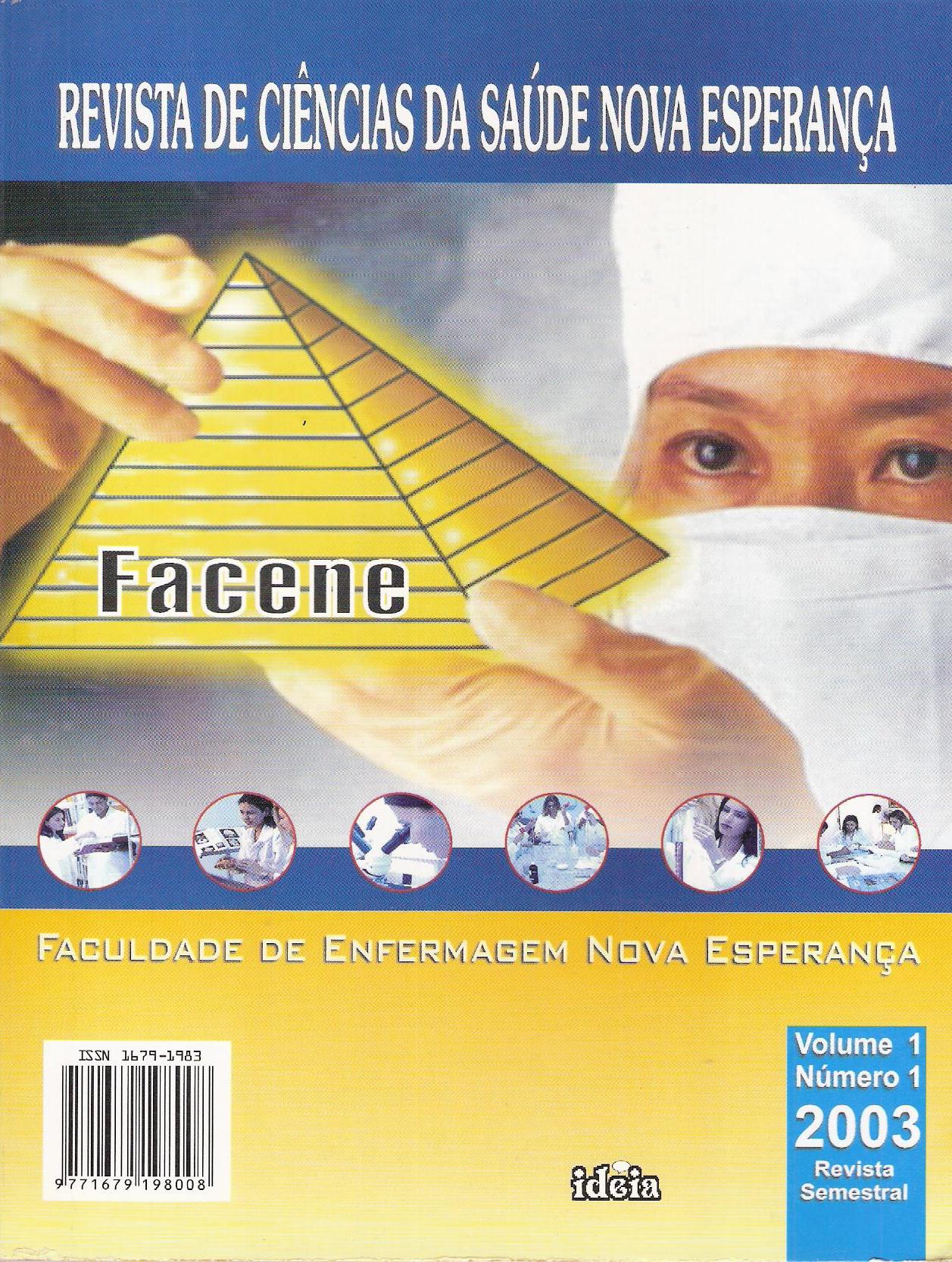 					View Vol. 1 No. 1 (2003): Revista de Ciências da Saúde Nova Esperança
				